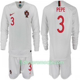 Portugal Dres PEPE 3 Dječji Gostujući Svjetsko prvenstvo 2018 Dugim Rukavima